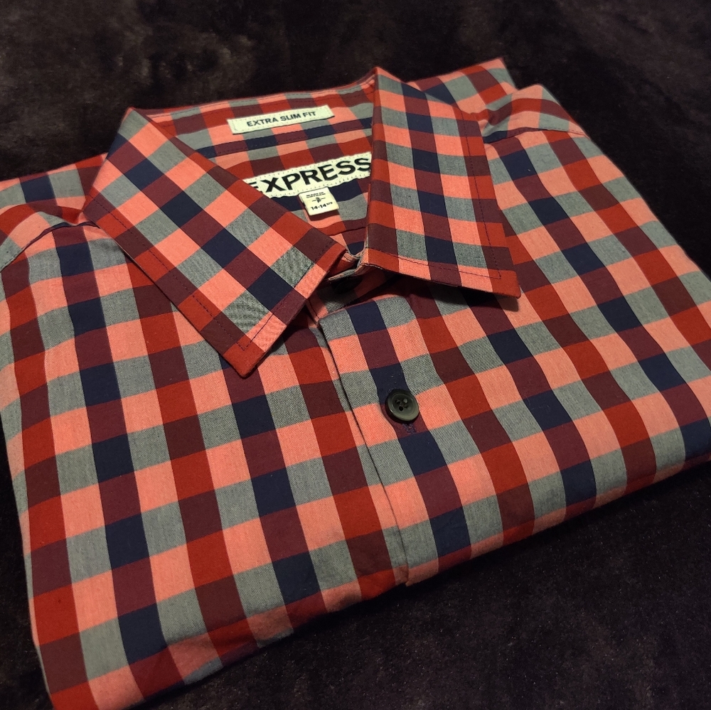 Men's Small Extra Slim Fit Button-down Shirt